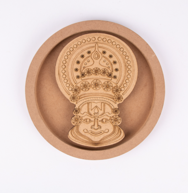 kuchipudi mdf preprinted wall plate
