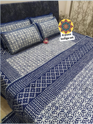 6 pc queen bedding set