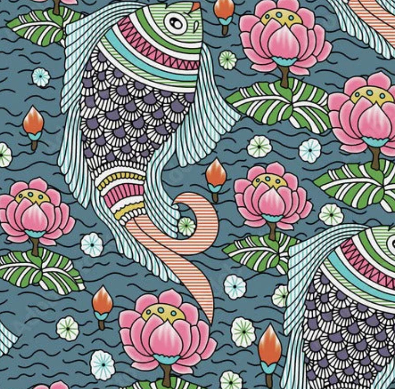 fish wall paper