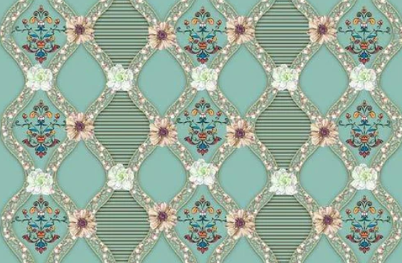 mughal print wall paper