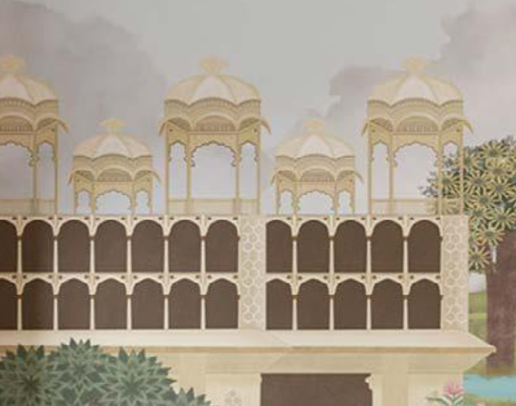 royal indian wall paper