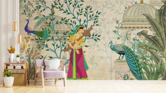 Mughal wall paper