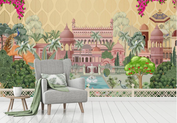 sabyasachi print wall paper