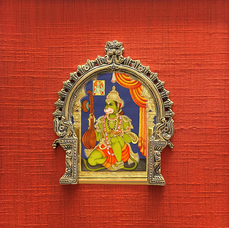 hanuman wall frame