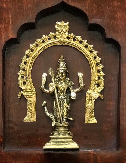 Lord Murugan wall frame