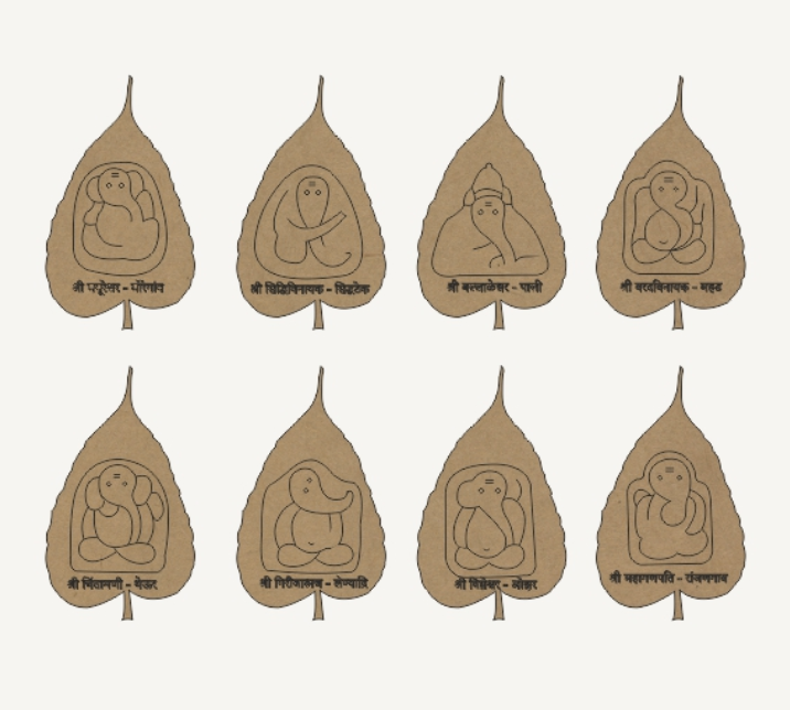 MDF Premarked Ashtavinayak