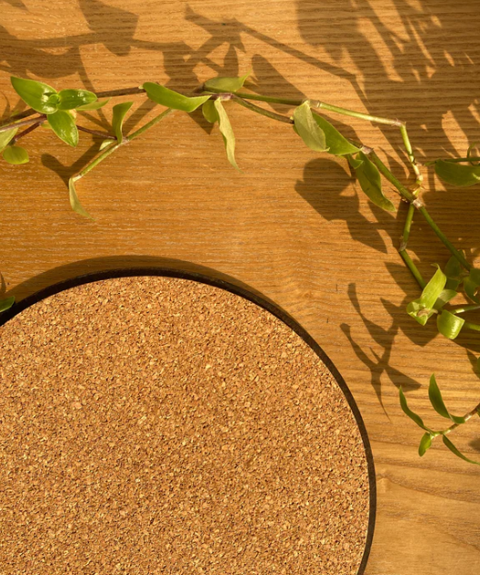 Patachitra Tree, Palm Trivet back side