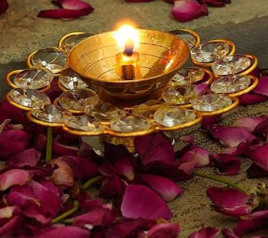 brass diya decorative