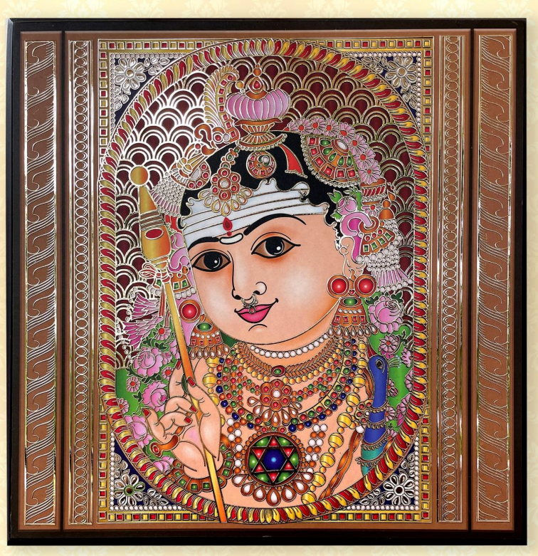 muruga tanjore art