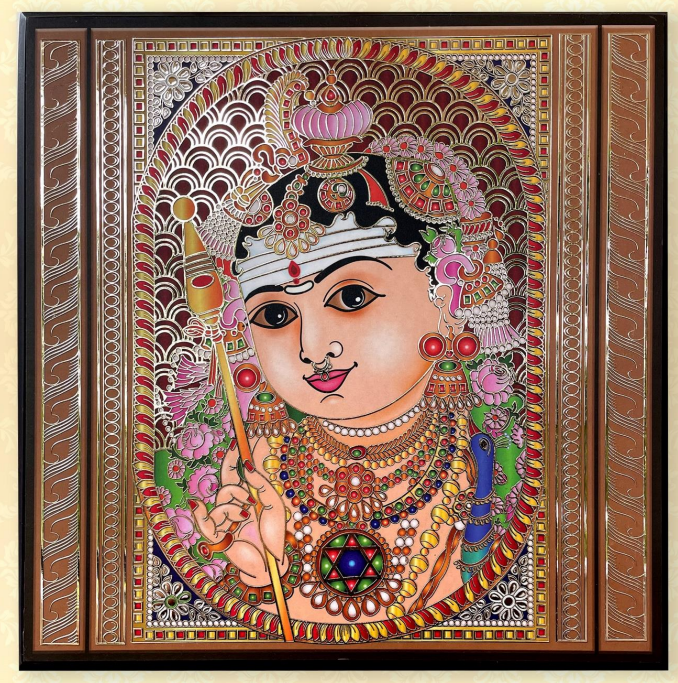 Karthikeya tanjore frame