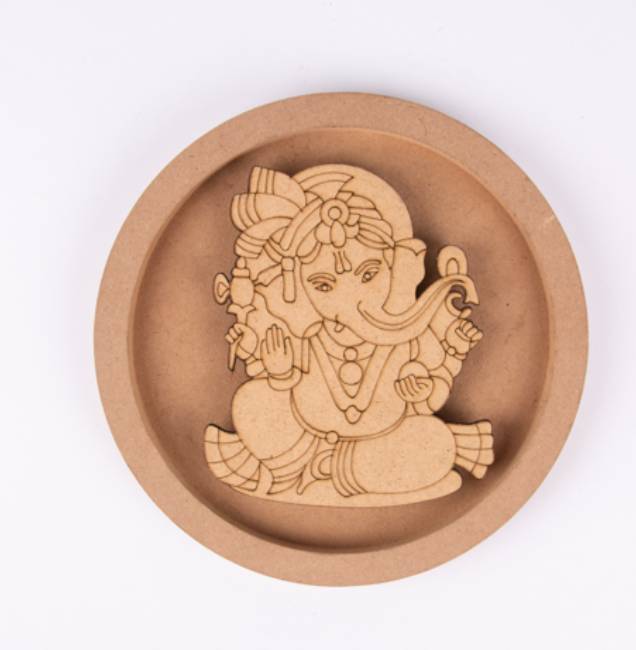 ganesh wall plate