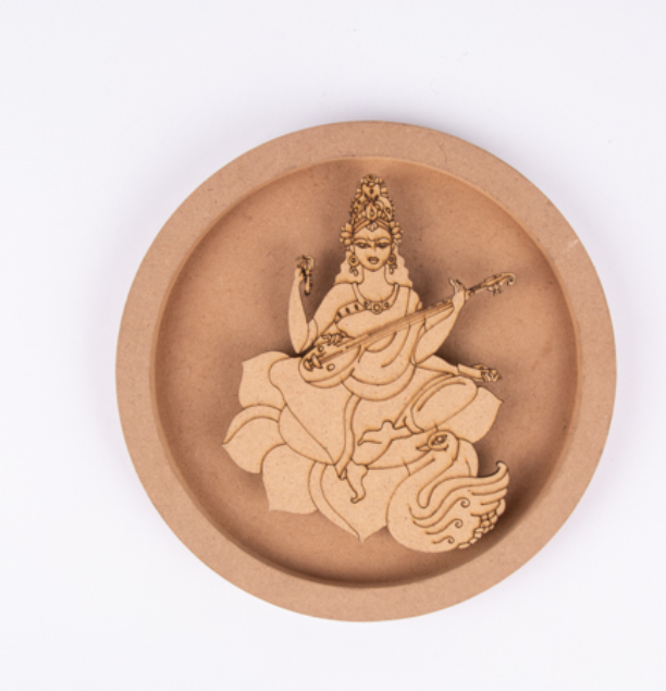 saraswathi wall plate