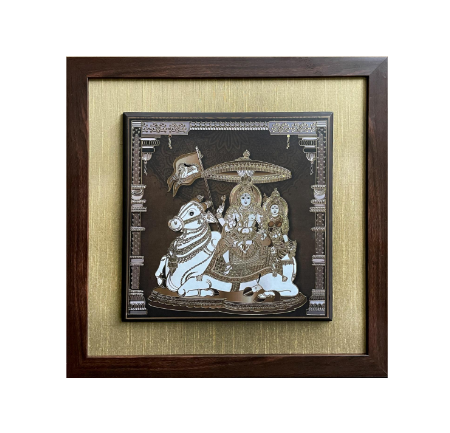 Ethnic Indian Art - 24 carat Gold art