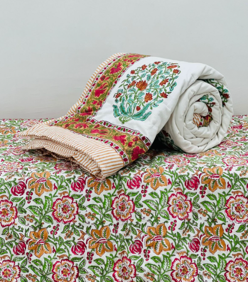 block print comforter