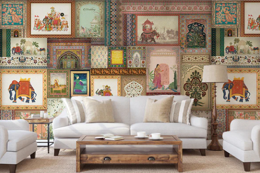 mughal wall paper