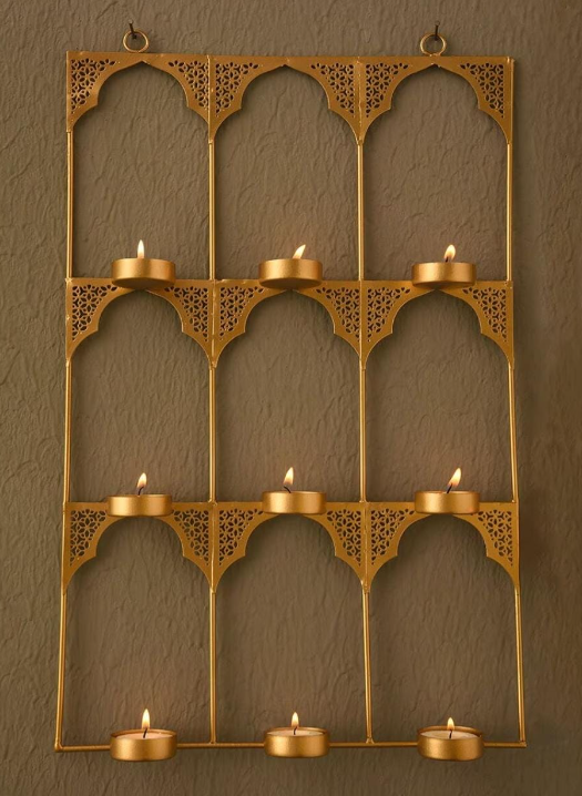 wall mounted tea light holder