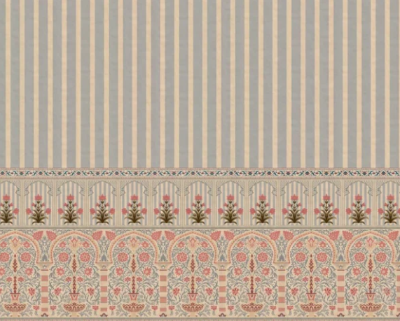 indian print wall paper