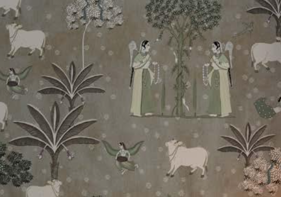 Maharani with divine cows