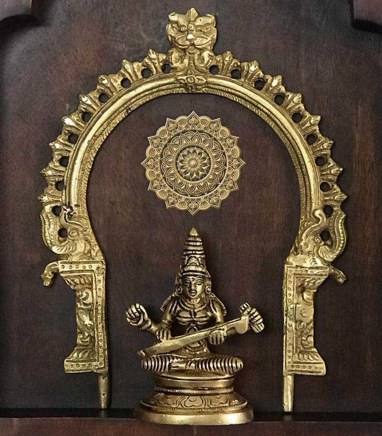 saraswati brass prabhavali 