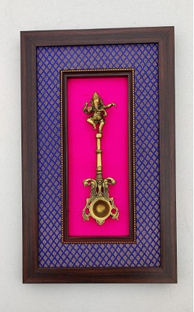 Brass wall decor / Prabhavali - Ganesha- Entry way/Temple room