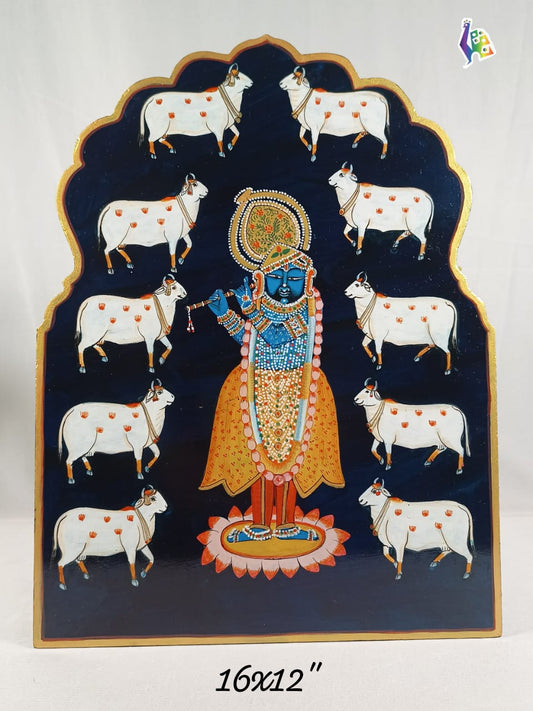 pichwai wall plate Sreenath ji 