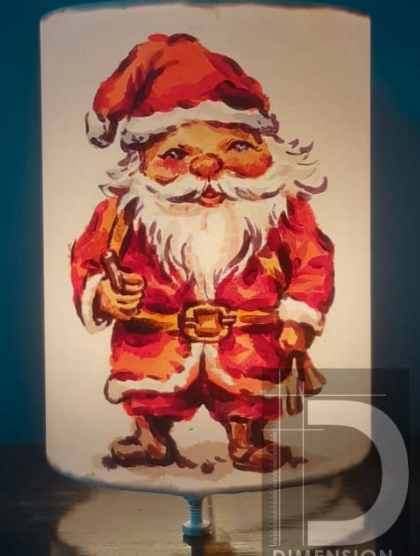 Santa Claus handpainted lampshade