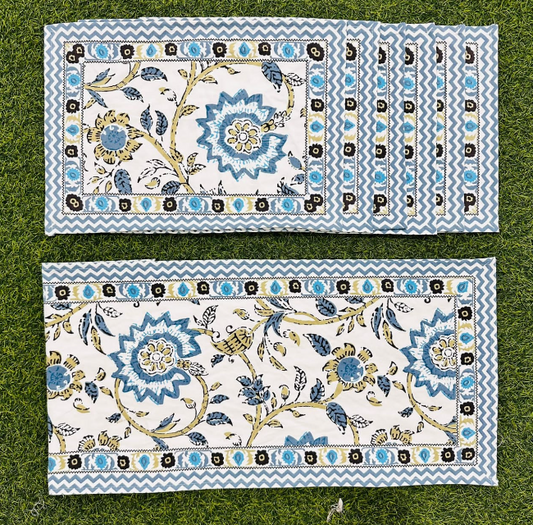 dining mat and runner set of 6