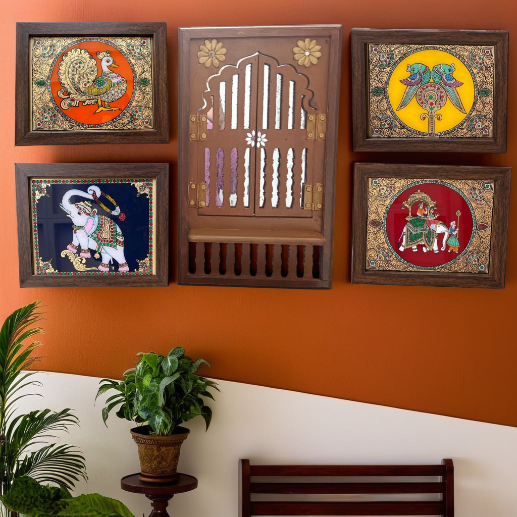 Indian wall decor set